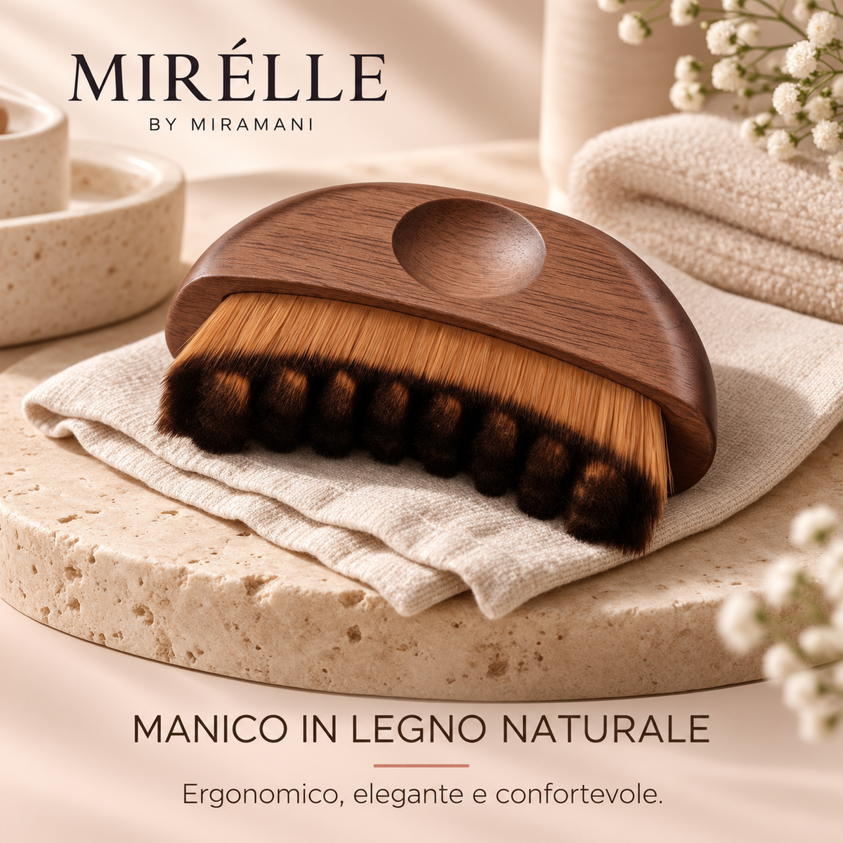 MIRÉLLE| Spazzola viso per il tuo rituale di bellezza